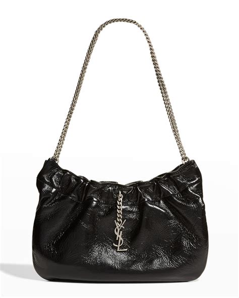 pac pac ysl|Saint Laurent Pacpac Leather Hobo Bag .